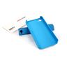 Schutzhülle für das iPhone 4/4S mit Magnet Cover zum Aufstellen - blau