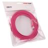 Flaches HDMI 1.4 Kabel (HDMI Ethernet) - 3 m - pink